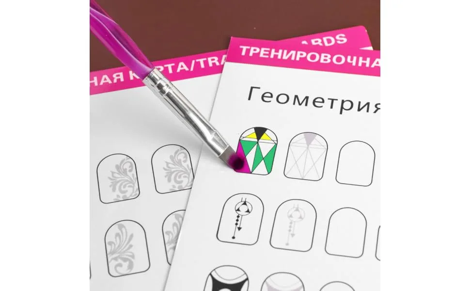 MERRYHAPY 24 Sheets excercise book exercise book pattern nail tools for nail art Nail Shape Templates drawing paper template Cards for Manicure Training nail Book for Manicure Training - product information 3