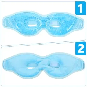 SOESFOUFU Baffle PVC Hot and Cold Compress Sky-blue 28.5x9x1.7cm - product information 4