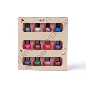 Technic Mini Nail Varnish 12 Piece Gift Set - Selection of Versatile Colours - Vegan & Cruelty Free - product information 3