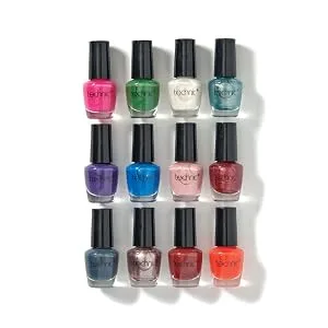 Technic Mini Nail Varnish 12 Piece Gift Set - Selection of Versatile Colours - Vegan & Cruelty Free - product information 4