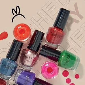 Technic Mini Nail Varnish 12 Piece Gift Set - Selection of Versatile Colours - Vegan & Cruelty Free - Nauls