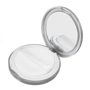3g Plastic Empty Powder Container Leak Proof Refillable Loose Powder Box for Foundation Compact Powder Travel Soft Puff Loose Powder Compact Container for Insensitive Skin - product information 3