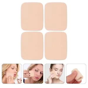 SKISUNO 2 Sets Puff Makeup Applicator Tools Face Powder Puff Beauty Tools Cosmetic Puff Powder Makeup Tools Makeup Wedges Face Puff Triangle Concealer Miss Mix Sponge Product - product information 2