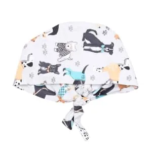 PRETYZOOM Surgical Scrub Cap Surgical Hat Cotton Adjustable Scrub Hat Doctor Nurse Cap for Women Men - product information 2