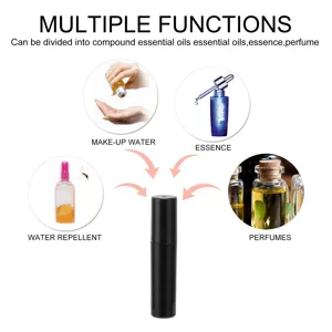 CaCaCook 2ml Mini Perfume Mist Spray Bottle Plastic Perfume Sample Bottle Transparent Spray Bottle with Air Press Pump - 1412210185011-3