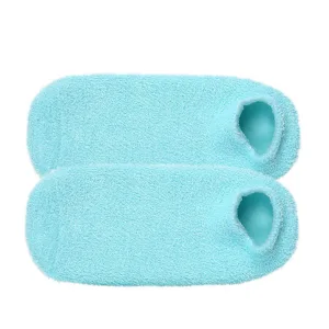 Foot Care Socks Moisturizing Nourishing Remove Cracked Dryness Skin Reusable Foot Gel Socks (Blue) - product information 2