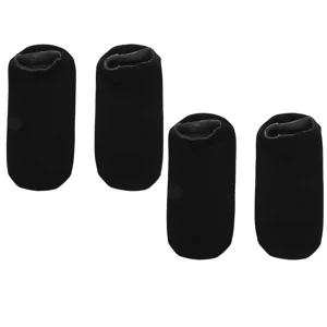 2 Pairs Foot Care Socks Deep Moisturizing Remove Cracked Skin Reusable Foot Gel Socks Black - 1412230168411-2