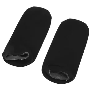 2 Pairs Foot Care Socks Deep Moisturizing Remove Cracked Skin Reusable Foot Gel Socks Black - 1412230168411-2