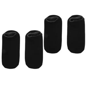 2 Pairs Foot Care Socks Deep Moisturizing Remove Cracked Skin Reusable Foot Gel Socks Black - 1412230168411-3