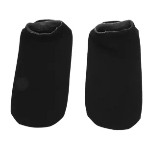 2 Pairs Foot Care Socks Deep Moisturizing Remove Cracked Skin Reusable Foot Gel Socks Black - product information 6