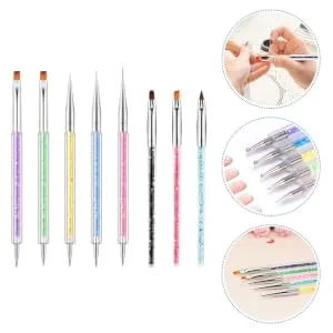 SKISUNO 1 Set Nail Pen Nail Supply Nail Accessory Wear-resistant Dotting Tools Nail Art Supply Portable Dotting Tools Professional Dotting Tools Portable Nail Tools Dotting Accessory - product information 1