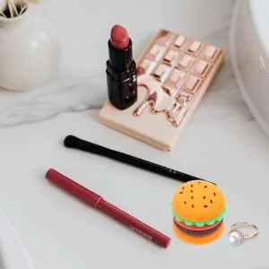 RORPOIR Silicone Box Moisturizer Dispenser Jewelry Container Eye Cream Jar Makeup Sample Container Mini Hamburger Jars Tiny Travel Jars with Lid Small Container Cosmetic Jars - product information 6