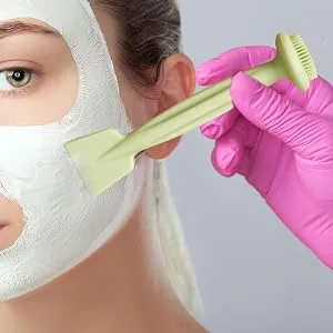 Facial Cleansing Brush Face Film Mud Applicator Scraper | Reusable Double Head Silicone Face Washing Scrubber - Not easy to break