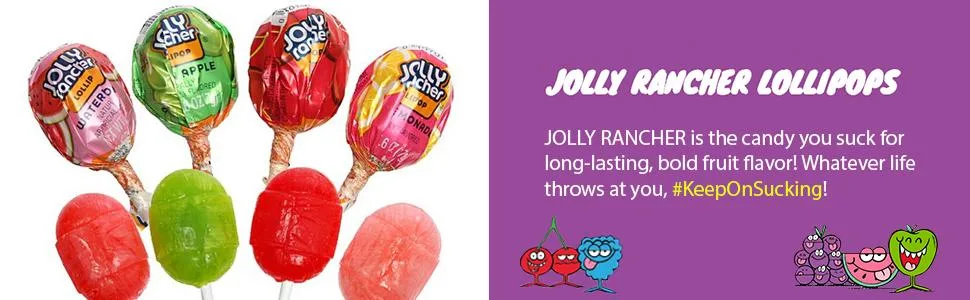 JOLLY RANCHER Assorted Fruit Flavored Filled Pops, 0.56 oz Bulk Box (100 Pieces) - product information 12