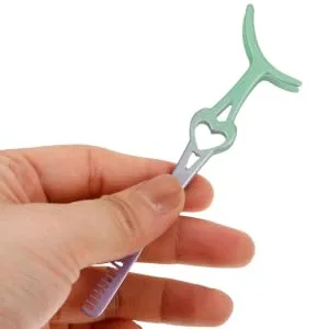 MERRYHAPY 1 Set False Eyelash Auxiliary Tool Tweezers Eyelash Clips Eyelash Applicator Lash Clip with Comb Eyelash Comb Beauty Accessories Stainless Steel - product information 2
