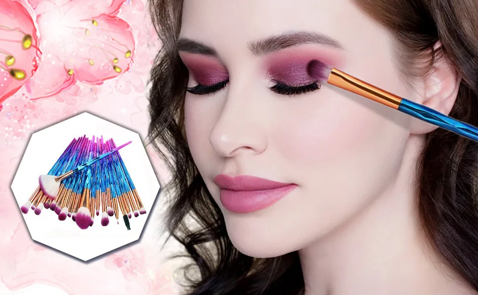Heatigo Makeup Brush Set for Foundation Concealer Blush Lip Make Up Blending Brush and Eye Brush Set - product information 1