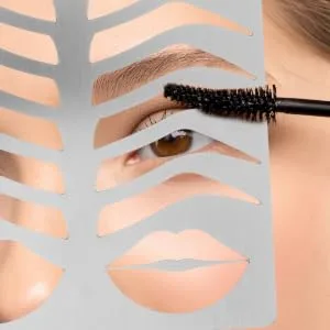 Gogogmee Eyebrow Template Eyebrow Stencil Eyebrow Shaping Tool Eyebrow Drawing Mold Eyebrow Draw Board Eyebrow Practice Stencil Brow Practice Tool Eyebrow Shape Mold Metal Eyebrow Mold - product information 5