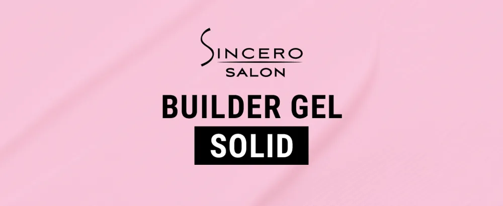 SINCERO SALON Builder Gel Solid Natural - 4in1 Builder Gel For Nails for Strengthening Protecting and Nail Extensions - Long Lasting Nail Gel Builder UV LED - Solid Builder Gel For Nails - 15ml - Sincero Salon Builder gel SOLID for nail repair and nail extensions.