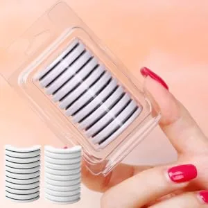 2 Boxes Self Adhesive Eyelash Adhesive Strip clear lash adhesive strips gluesticks in bulk lash strips for false eyelashes eye lashes extensions strips lash glue liners - product information 1
