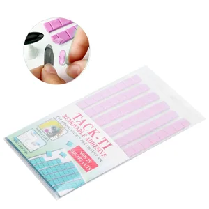 Nails Adhesive Glue Clay DIY Professional Reusable Nail Art Clay False Nail Tips Sticky Adhesive Manicure Tool Pink - product information 6