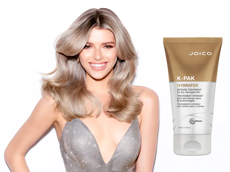 Joico K-Pak Hydrator Intense Treatment | Boost Shine | Improve Elasticity | For Dry and Damaged Hair 8.5 Ounce, New Look - liquid reconstructor