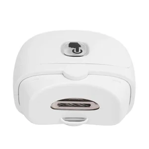 Rechargeable Electric Nail Clipper with Light Quiet for Safety Fingernail Trimmer Portable Design (White) - product information 3