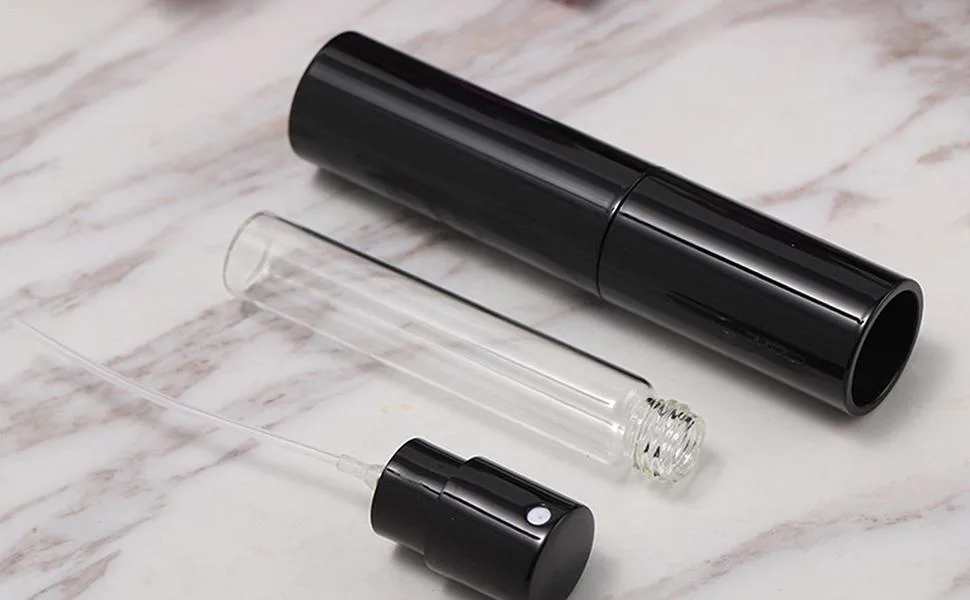 Wyttuubv Refillable Perfume Bottle Travel | Small Fragrance Spray Bottle | 10ML Atomizer Perfume Spray Bottle for Travel Empty Perfume Dispenser Portable Sprayer - Travel Size Perfume Refill Bottle