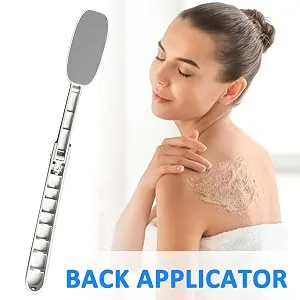 Cream Applicator for the Back Lotion Applicator for the Back Brush Applicator for Back Lotion - Moisture Applicator for the Back Lotion Applicator with Long Handle for Medication Skin Care Pink - Easier to reach