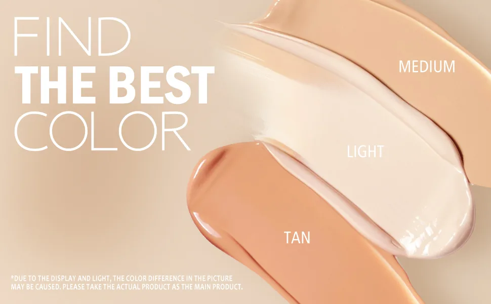 KYDA Mineral Sunscreen Eye Cream Tan SPF 35 Undereye Brightener Concealer Full Coverage Eyes Primer Controlled Applicator Blendable Formul  - eye cream