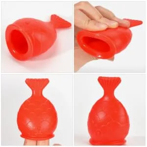 BCOATH Lip Beauty Device Lip Plumping Device Reusable Lip Enhancer Lip Plumping Tool Women Lip Enhancer Lip Silicone Plumping Device Lips Plumper Enhancer Lip Plumper Tool Red - product information 5