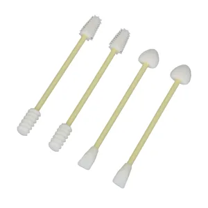Reusable Silicone Cotton Swabs Environmentally Friendly Dual Tipped Ear and Beauty Care Set Yellow - 1410230158811-3