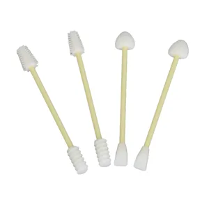Reusable Silicone Cotton Swabs Environmentally Friendly Dual Tipped Ear and Beauty Care Set Yellow - product information 3