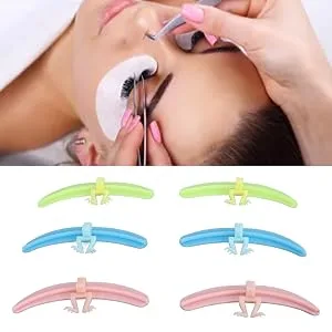 TYTOGE 3 Colors Professional Eyelash Separator for Lash Extension Efficient Aid Silicone Pads Makeup Tool Lash Isolation Helper for Beginners - product information 3