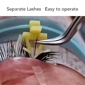 TYTOGE 3 Colors Professional Eyelash Separator for Lash Extension Efficient Aid Silicone Pads Makeup Tool Lash Isolation Helper for Beginners - product information 5