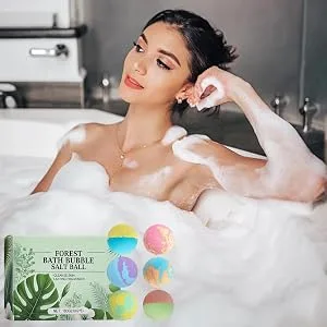 Wyttuubv Shower Bombs - Bath Shower Ball Natural Bubble Bath Balls for Relaxation Moisturizing Suitable for Women Kids and Men - Deep Cleansing