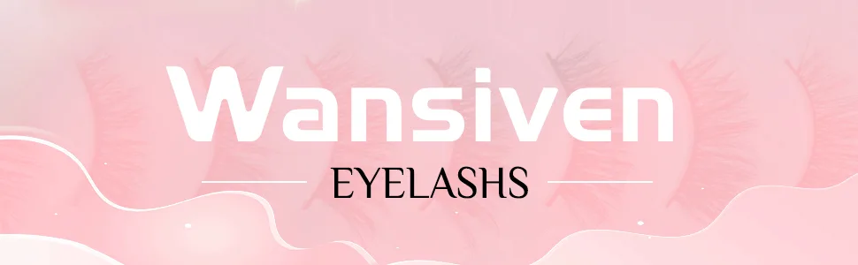 Wansiven Half False Eyelashes Natural 3D Eye Half Eyelashes Multi-layers Wispy Fluffy Curly False Lashes 10 Pairs J33 - eyelashes