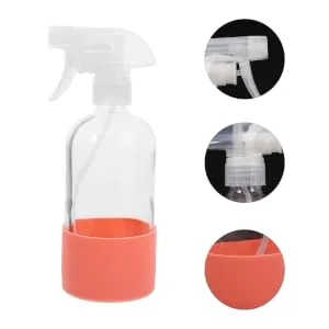 Gogogmee Gardening Spray Bottle Liquid Spray Bottle for Water Liquid Empty Spray Bottle Silicone Refillable Reusable Spray Bottle Glass - product information 4