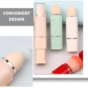 Gogogmee 2 in 1 Makeup Brush Foundation Brush Retractable Blush Brush Face Blush Makeup Brush Travel Sponge - product information 3