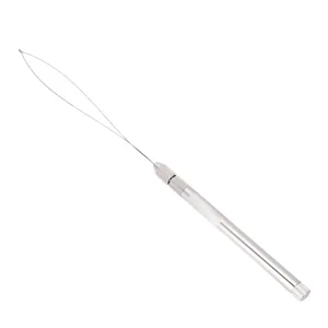 hair extension threader hair threader tool 15 10 1 aluminum handle pulling needle beads looper threader for hair extension extensi bead threader - JM25399-3