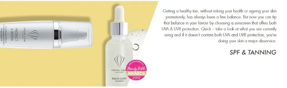 Crystal Clear Protect and Repair SPF 40 100m - cleansers