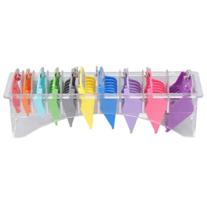 10 Sizes Hair Clipper Combs Guides Professional Colorful Number Coded Hair Trimmer Guards - product information 3