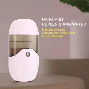 Nano Sprayer Portable Handheld Moisture Sprayer for Face 50ml (Pink) - 1412200053912-2