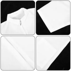 PLAFOPE Pet Grooming Work Wear Nylon Polyester Pet Grooming Aprons Grooming Apron Grooming Uniform White - product information 1