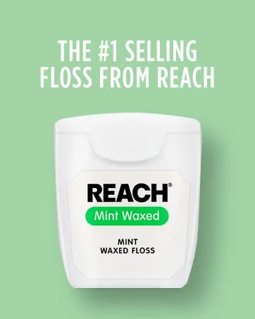 Johnson & Johnson Reach Mint Waxed Dental Floss, 5 Count 5 Count (Pack of 1) - Reach