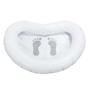 Inflatable Pool Foot Bath Basin with Pump Foldable Foot Soak for Swimming Pool Entry Ideal Ladder Footbath Accessory - 1412230181411-3