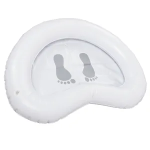 Inflatable Pool Foot Bath Basin with Pump Foldable Foot Soak for Swimming Pool Entry Ideal Ladder Footbath Accessory - product information 3