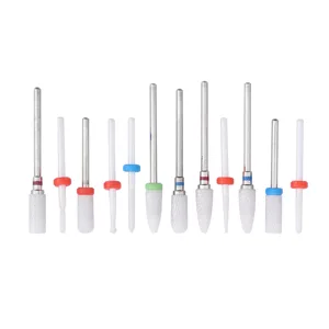 Milling Cutter Files Ceramic Drill Bit Shank Milling Cutter Metal Polishing Tool Manicure Store for Beauty Salon - 1011210117011-2