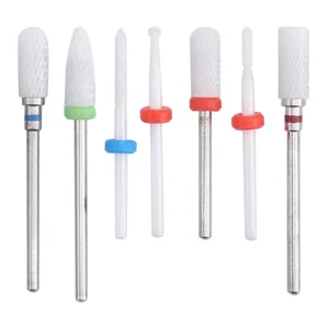 Milling Cutter Files Ceramic Drill Bit Shank Milling Cutter Metal Polishing Tool Manicure Store for Beauty Salon - product information 6
