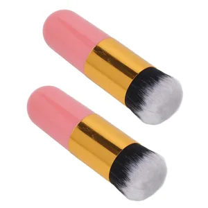 Foundation Brush Lightweight Portable Dense Synthetic Soft Bristles Cosmetic Brush for Liquid Cream Powder Blending - 1410230067011-3