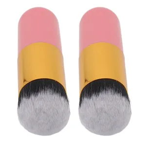 Foundation Brush Lightweight Portable Dense Synthetic Soft Bristles Cosmetic Brush for Liquid Cream Powder Blending - product information 2